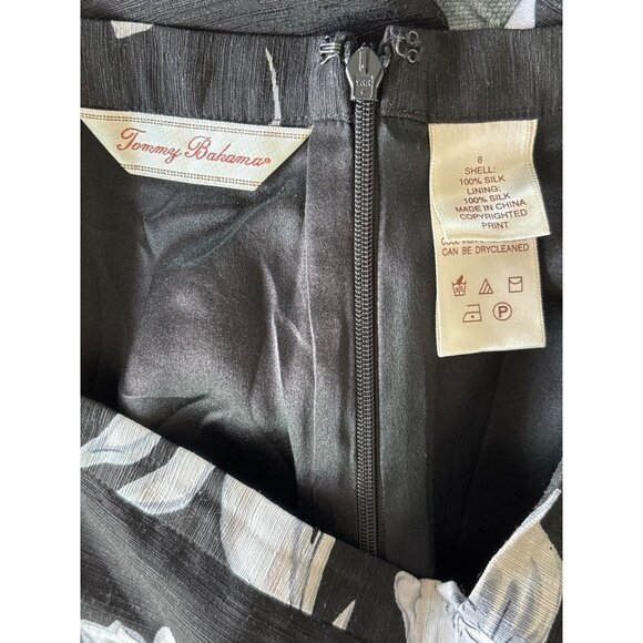 Tommy Bahama Women's‎ 100% Silk Pants Size 8 Lined Straight Leg Tropical Print - Picture 9 of 9